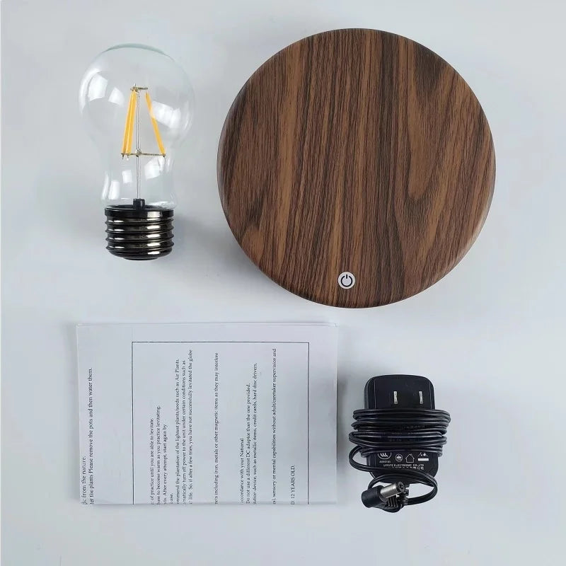 Magnetic Levitation LED Bulb – Floating Desk Lamp